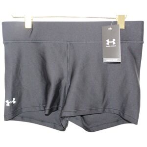 Under Armour HeatGear Mid Rise Compression Shorts XL Black